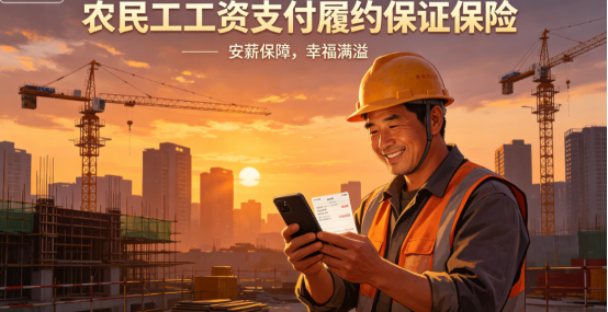 不用压资金、不怕欠薪风险！保险农民工工资履约保险，建工企业必备合规利器
