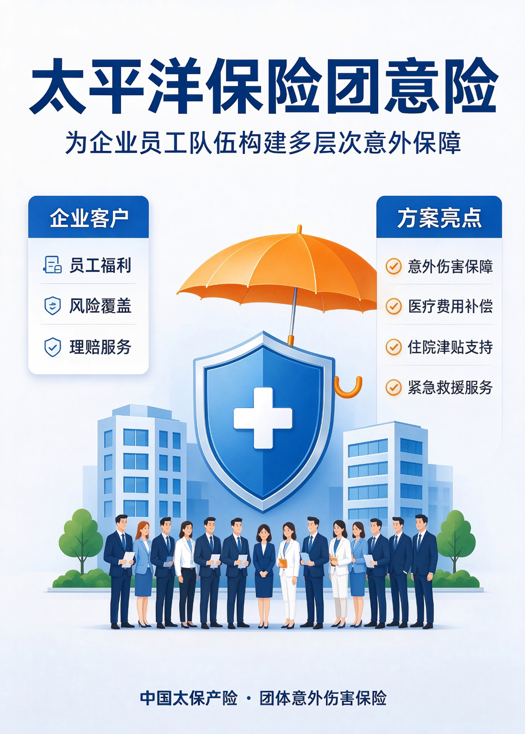 太平洋保险团意险：为企业员工队伍构建多层次意外保障